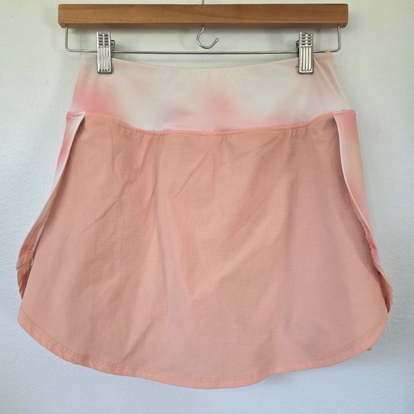 Reel Life Women's Active Skort - Pink and Orange Tie Dye - Small - Picture 3 of 6